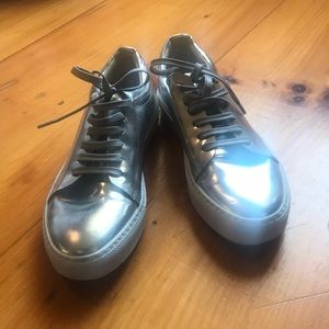 Acne Studios Sneakers - Metallic, Size 38.